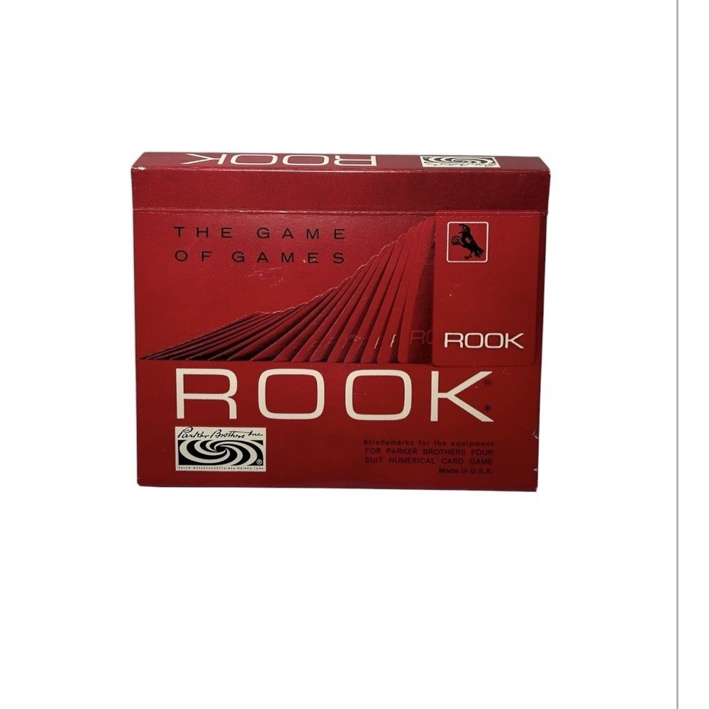 Rare Vtg. 1972 ROOK Red Box Parker Brothers Card Game Sealed New